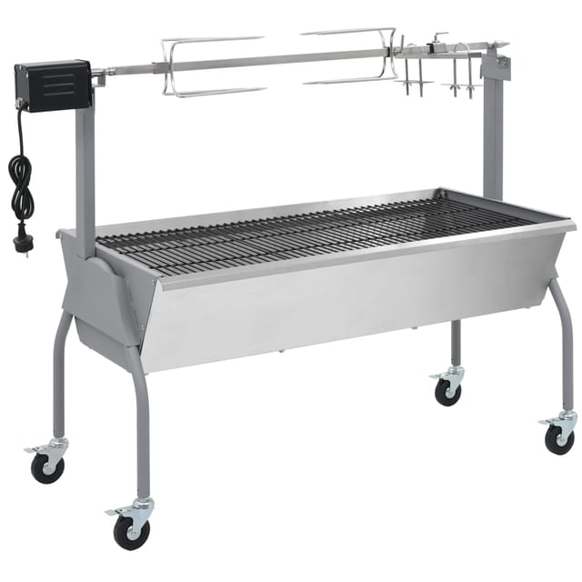 vidaXL Spanferkelgrill Metzgergrill mit Elektrischem Antrieb 40236