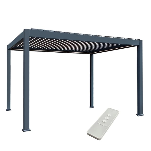 osoltus E Bioclimatic Lamellen Pergola Elektrisch Lamellendach 4x3m