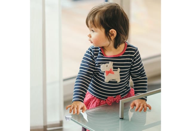 Relaxdays Eckenschutz 12er Pack PVC Transparent Babysicher 3 cm x 3,5 cm