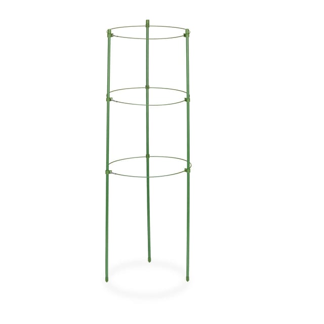 Relaxdays Rankhilfe 4er Set Eisen Grün Höhenverstellbar 60 cm x 20 cm