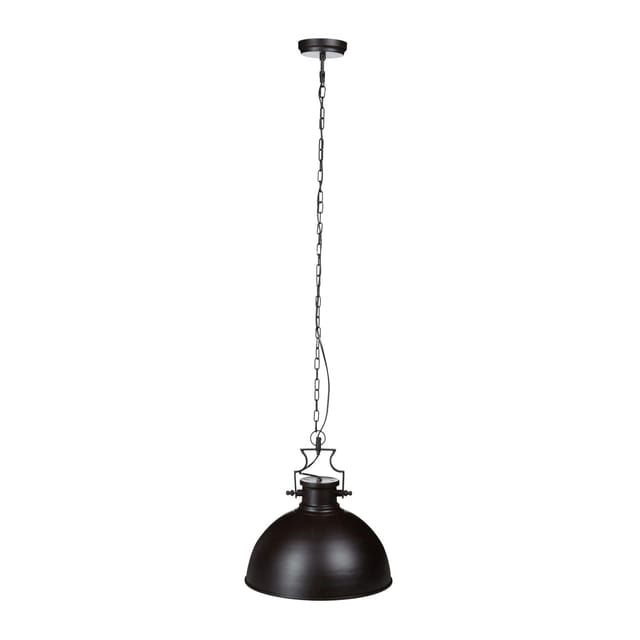 Relaxdays Hängeleuchte Metall Dunkelbraun E27 40 W 146 cm x 40,5 cm x 40,5 cm 2,3 kg