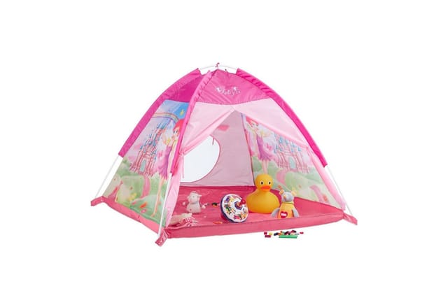 Relaxdays Spielzelt Polyester Pink 90 x 118 x 115 cm 0,6 kg
