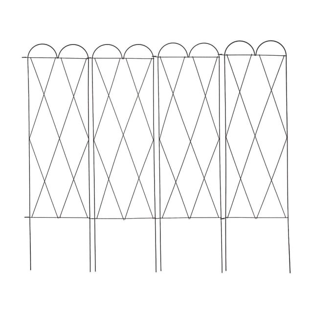 Relaxdays Rankgitter 3er Set Stahl Rotbraun Wetterfest 127 cm x 145 cm x 1,5 cm 2,1 kg