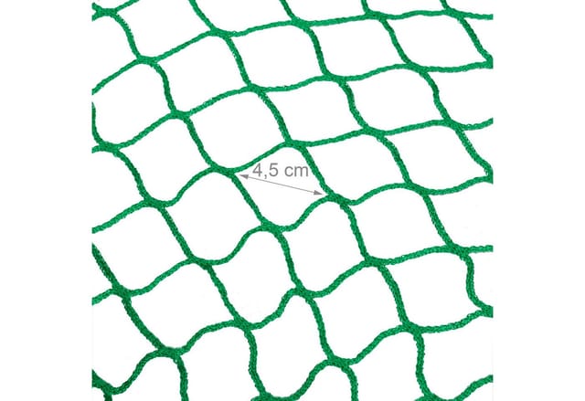 Relaxdays Anhängernetz PP/Gummi Grün Dehnbar 2 x 3 m