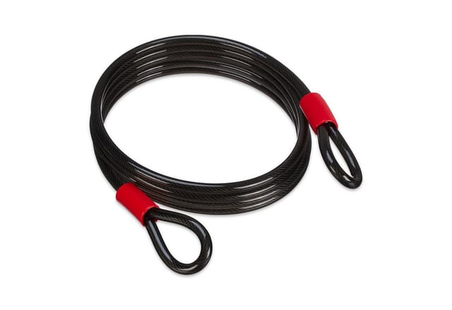Relaxdays Schlaufenkabel Stahl Schwarz 5 m ø 12 mm