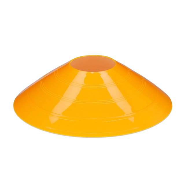 Relaxdays Markierungshütchen 50er Set Kunststoff Bunt Stapelbar 5 cm x 18,5 cm 1,65 kg