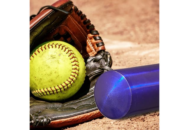 Relaxdays Baseballschläger Aluminium Blau Rutschfest 86 cm x 5 cm 0,42 kg