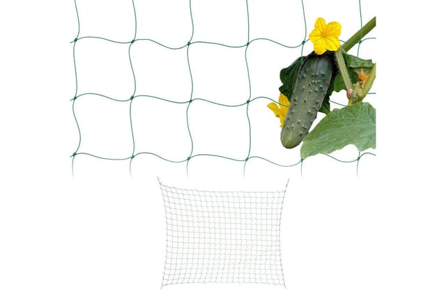 Relaxdays Ranknetz 2er Set Polyethylen Grün Großmaschig 180 cm x 360 cm 190 g