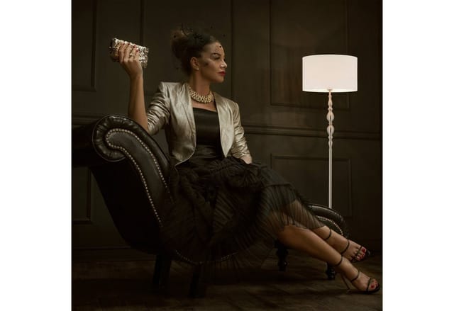 Relaxdays Stehlampe Eisen Stoff Weiß Silber Fußschalter 155 cm x 43 cm 4,5 kg