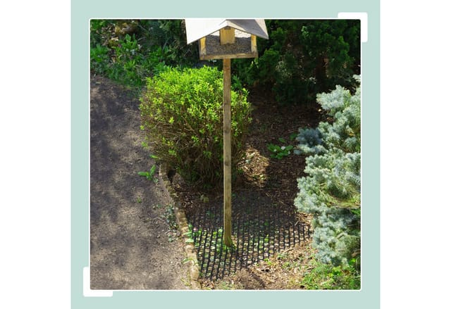 Relaxdays Dornengitter 6er Set Kunststoff Schwarz Steckbar 3 cm x 49 cm x 14 cm