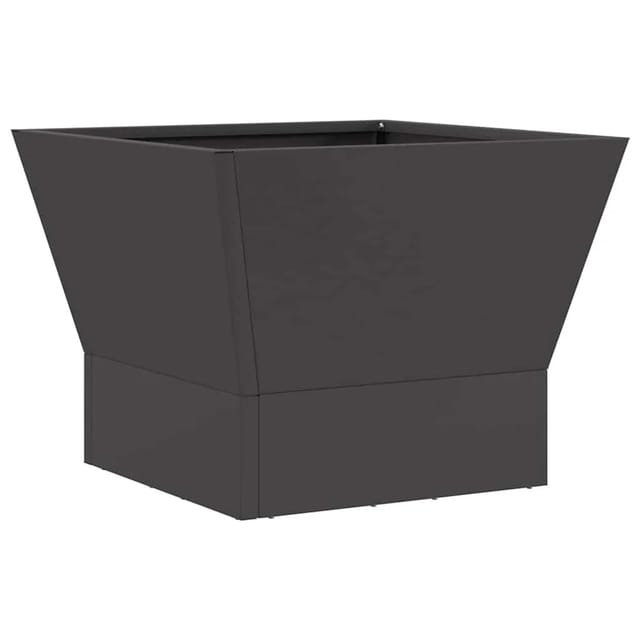 vidaXL Feuerstelle Schwarz 40 x 40 x 35 cm Stahl 858908