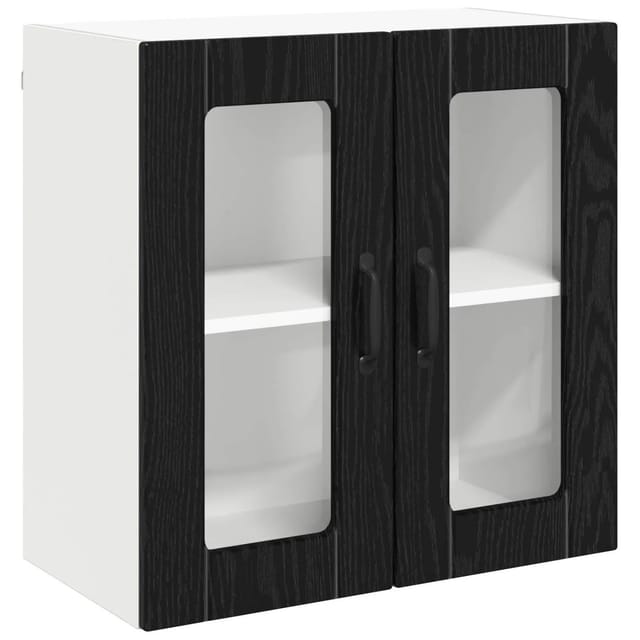 vidaXL Küchenschrank mit Speicher Lucca Schwarze Eiche 60 x 31 x 60 cm 8003823