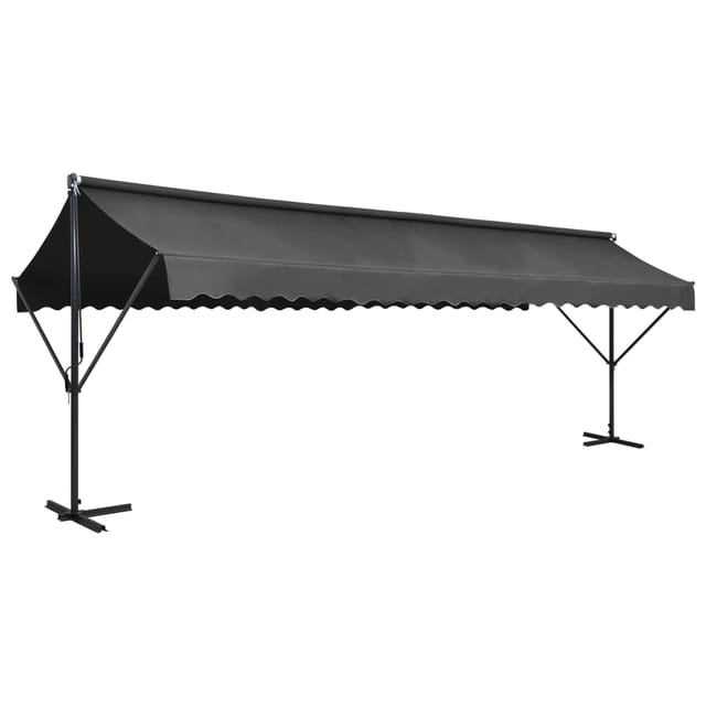 vidaXL Freistehende Markise 600x300 cm Anthrazit 145888