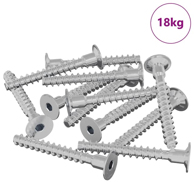 vidaXL Schraube 5143 Stk Zink-Beschichtet 5 x 40 mm Eisen 865000