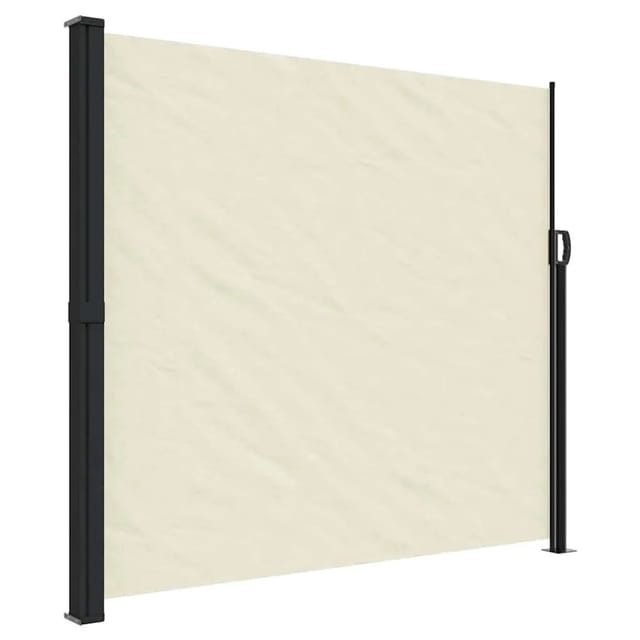 vidaXL Seitenmarkise Ausziehbar Creme 180x500 cm 4004445
