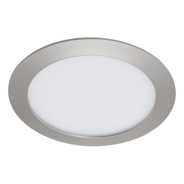 Briloner LED-Einbauleuchte Nickel matt H: 2,9 cm Ø: 17 cm