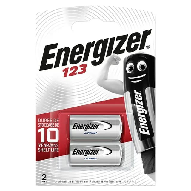 Energizer Lithium Fotobatterie 123 2 Stück