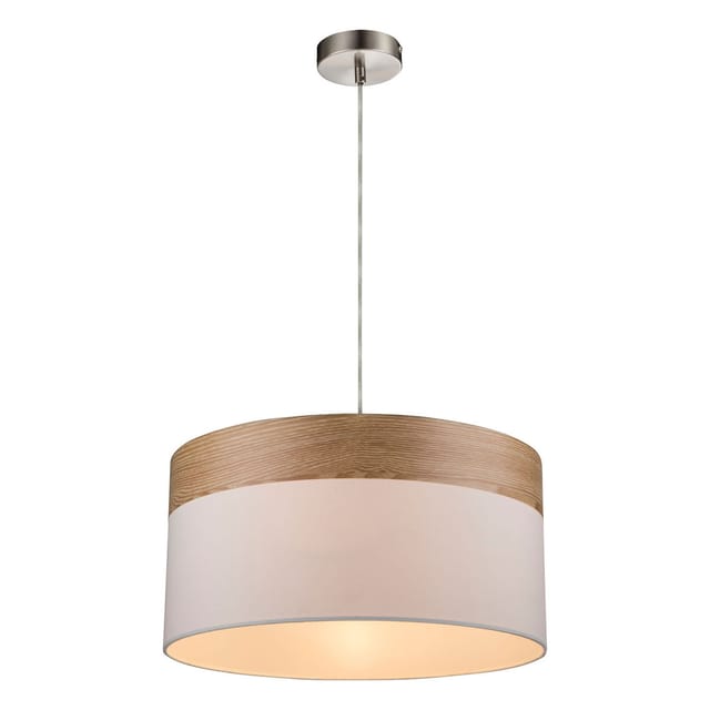 Globo Pendelleuchte CHIPSY Nickel matt-Beige