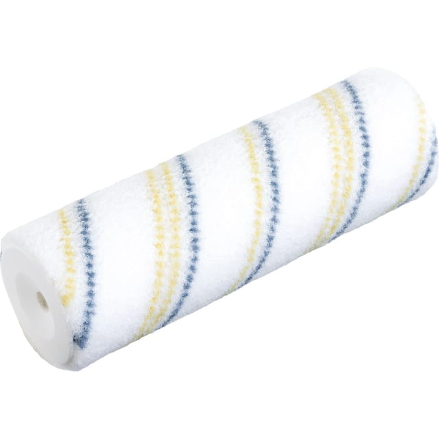 LUX-TOOLS PRO Walze Lacke Blau-Gelb Ø 7 cm x 18 cm