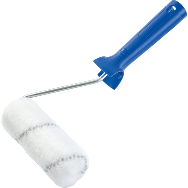 LUX-TOOLS PRO Farbroller Lacke Grau Ø 5,5 cm x 10 cm