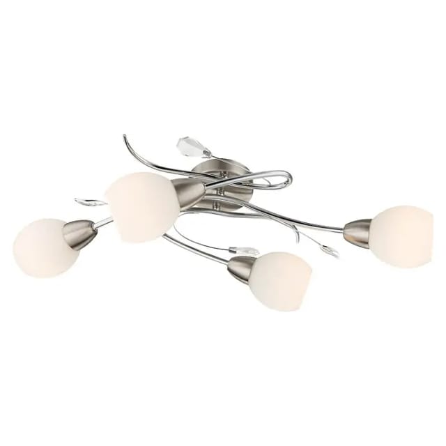 Globo Deckenleuchte LILLY Nickel matt