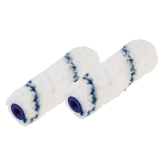 LUX-TOOLS Blaufadenwalzen Set 10 cm 2 Stück