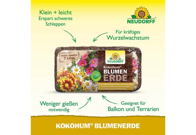 Neudorff Kokohum Blumenerde 7, 1 torffrei
