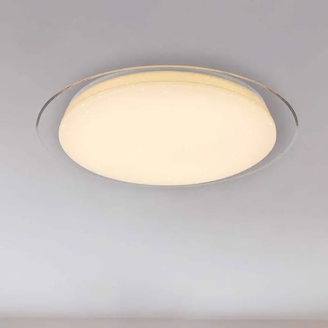 Globo LED-Deckenleuchte Optima Metall Weiß Ø 45 cm