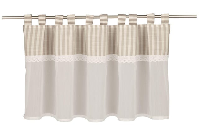 Neusser Collection Schlaufenpanneau Serafina 45 cm x 135 cm Grau