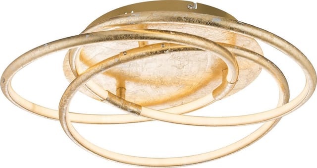 Globo LED-Deckenleuchte BARNA Aluminium Goldfarben