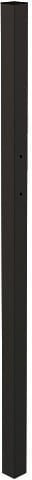 Klobenpfosten f. Doppeltor Chaussee und Circle Matt Schwarz 180 cm