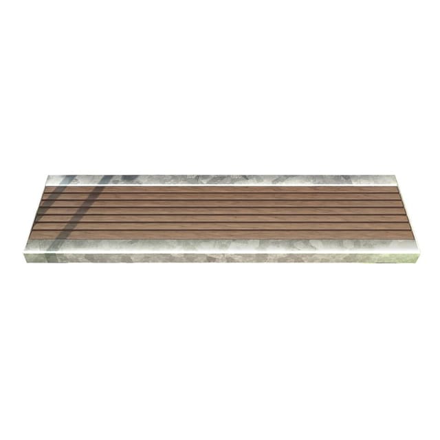 Einlegestufen für Außentreppe Gardentop 100 cm