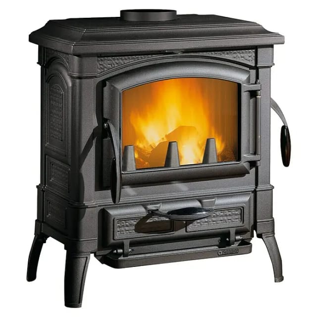 Firefix Isetta Kaminofen Gusseisen Schwarz 7,3 kW
