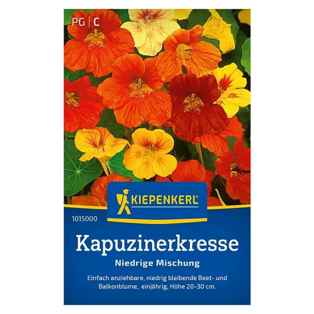 Kiepenkerl Kapuzinerkresse Niedrige Mischung Mehrfarbig