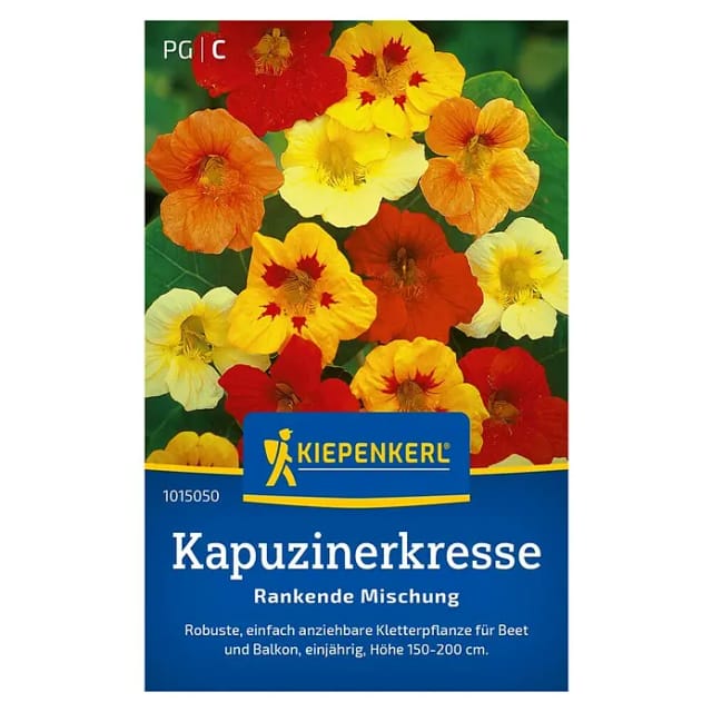 Kiepenkerl Kapuzinerkresse Rankende Mischung Mehrfarbig