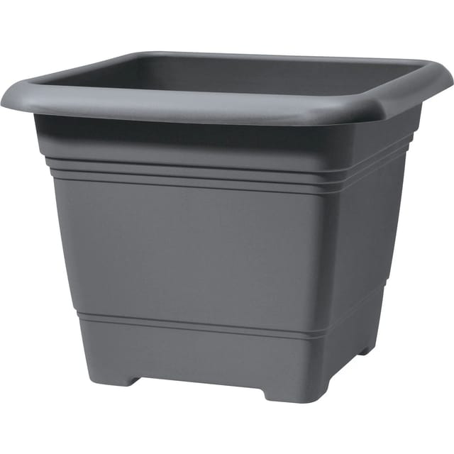 Scheurich Pflanzgefäß Nora 57 cm x 57 cm Metallic Grey