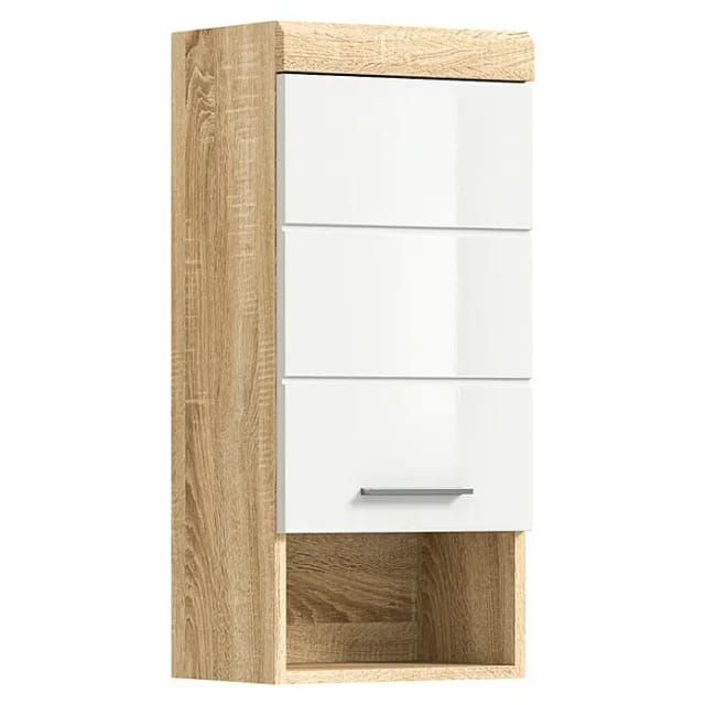 Hängeschrank 37 cm x 79 cm x 24 cm Sonoma-Weiß