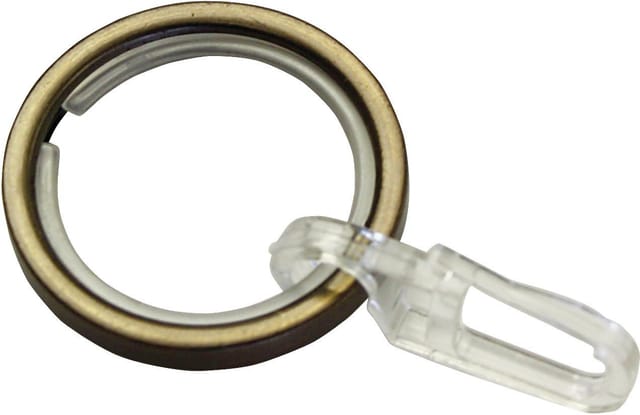 Gardinia Gardinenringe Chicago für Ø 20 mm Bronze 10-er Pack