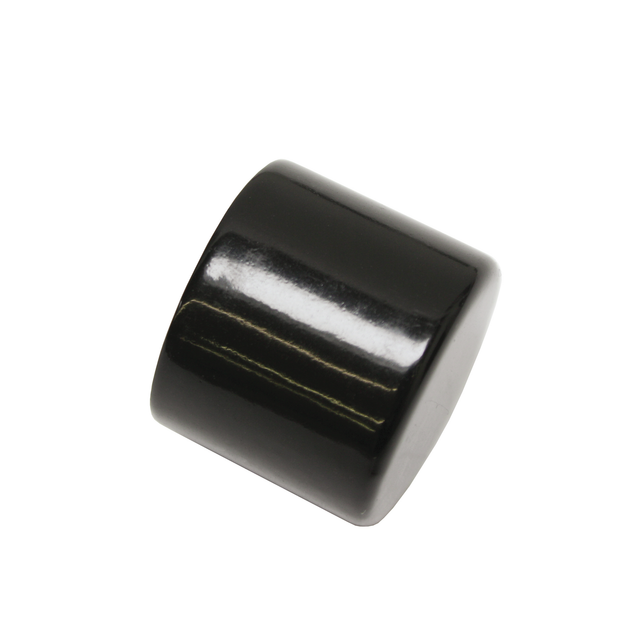 Gardinia Endstück Chicago Kappe für Ø 20 mm Schwarz 2-er Pack