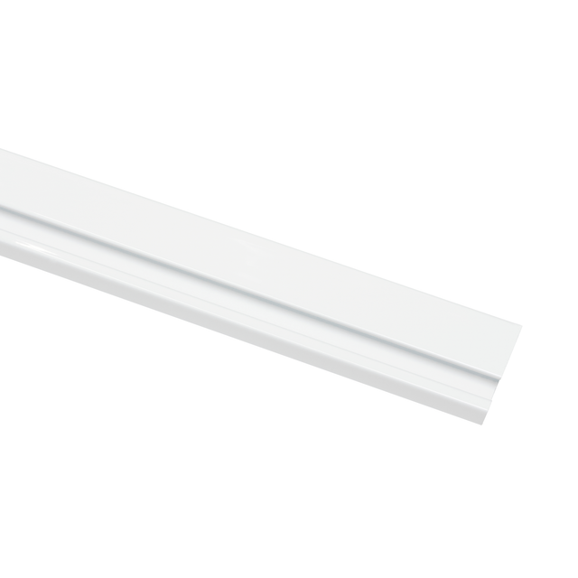Gardinia Aluminium-Vorhangschiene 1-läufig Weiß 250 cm