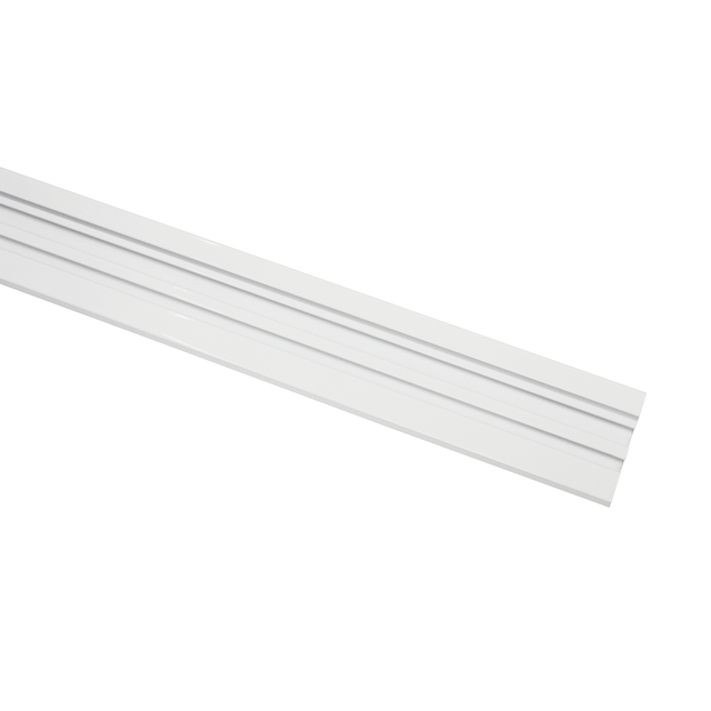 Gardinia Aluminium-Vorhangschiene 2-läufig Weiß 200 cm
