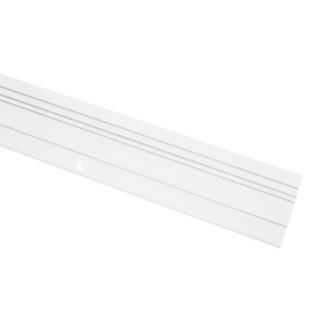Gardinia Aluminium-Vorhangschiene 3-läufig Weiß 200 cm