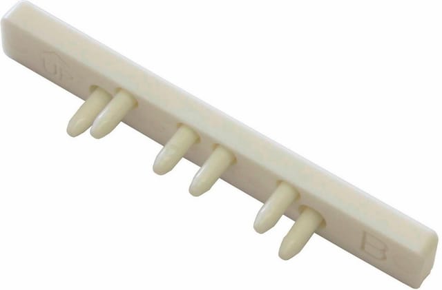 Gardinia Endstück für Aluminium-Vorhangschiene 2-läufig Weiß 2-er Pack