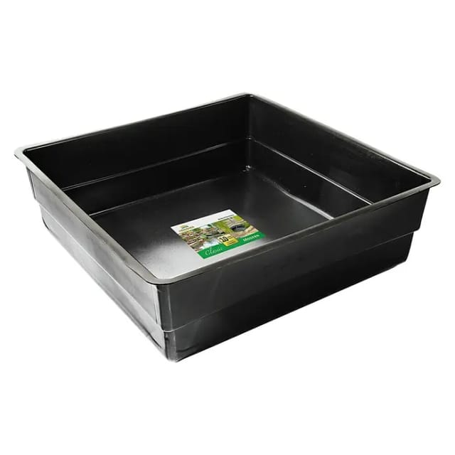 Heissner Teichbecken PE 900, eckig Schwarz