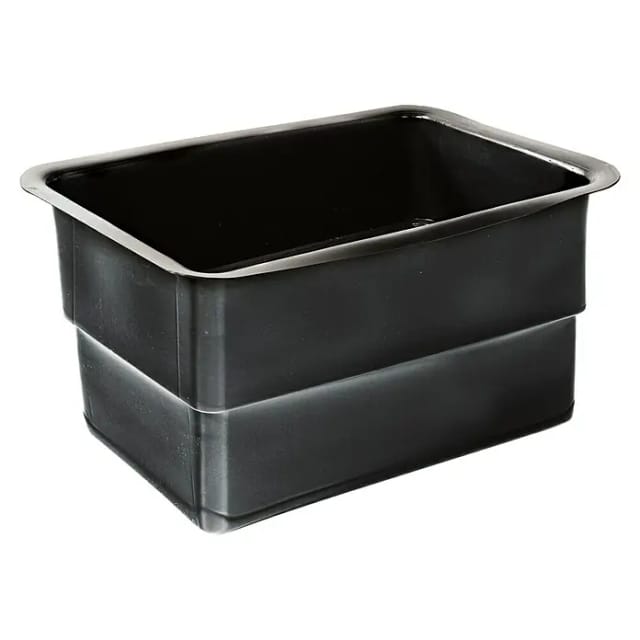 Heissner Teichbecken PE 110, eckig Schwarz