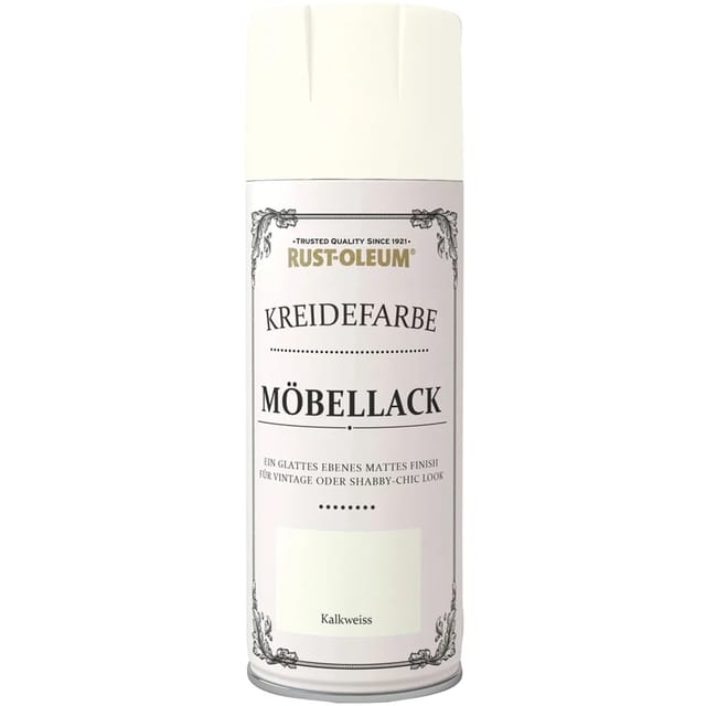 Rust-Oleum Kreidefarbe-Möbellack Sprühfarbe Kalkweiß matt 400 ml