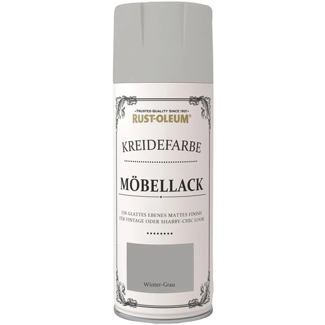 Rust-Oleum Kreidefarbe-Möbellack Sprühfarbe Wintergrau matt 400 ml