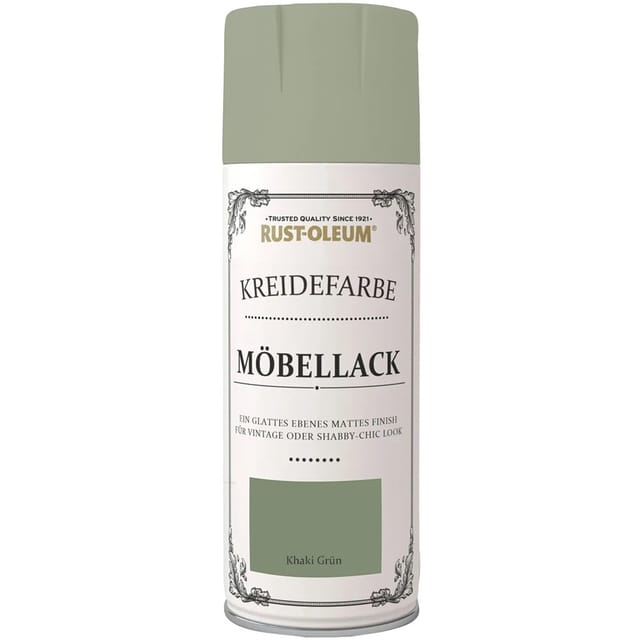 Rust-Oleum Kreidefarbe-Möbellack Sprühfarbe Khakigrün matt 400 ml