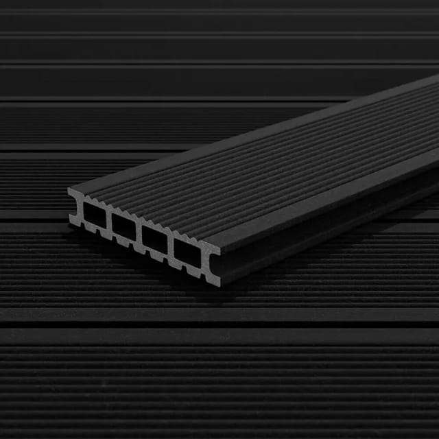 Kovalex WPC Terrassendiele Anthrazit Matt 2,6 cm x 14,5 cm x 300 cm