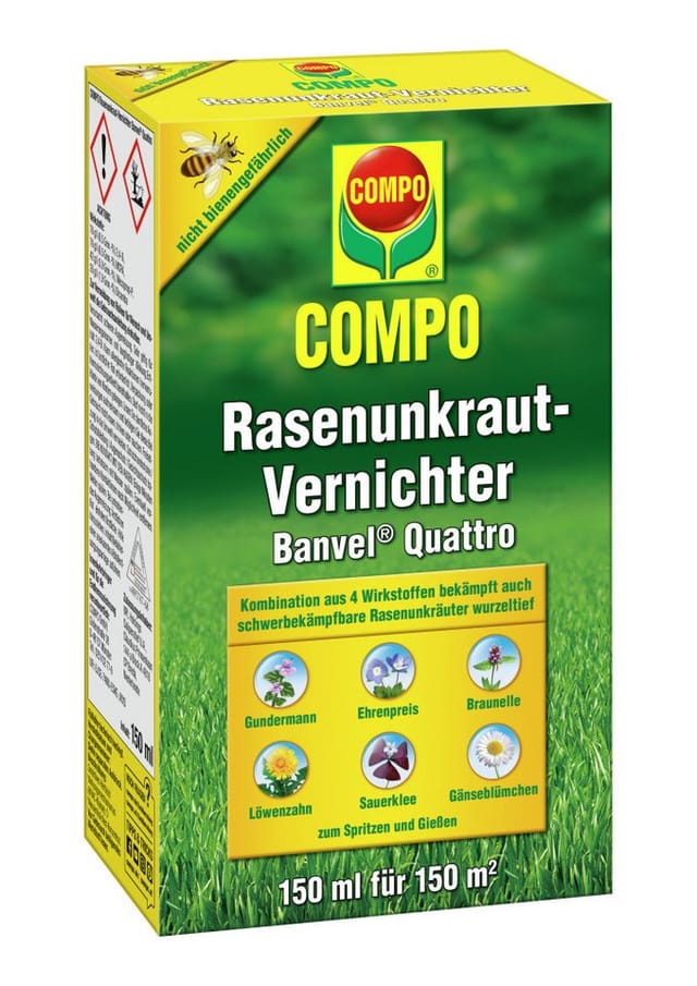 Compo Rasenunkraut-Vernichter Banvel Quattro 150 ml